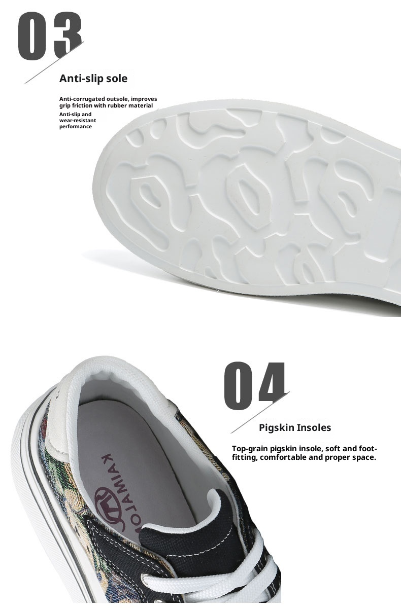 Zees Zees Zees Kaimalon 2025 Neue trendige Marken-Sneaker für den Freizeitbereich mit dicker Sohle, Design Sense Niche im europäischen Stil, koreanische Version, Canvas für Herren._voghion.com