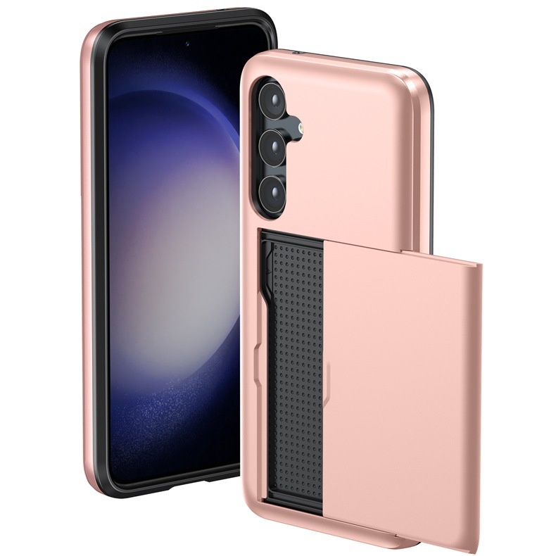 TechGlobe Suitable For Samsung A56 Phone Galaxy A36 Slide Cover Card Slot Two-in-One Wallet Shockproof Protective Case A17_voghion.com