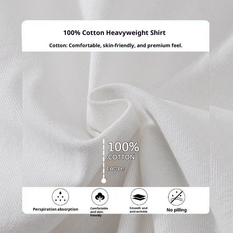 Camicia da uomo in puro cotone a strati casual americano a maniche lunghe, stile giapponese City Boy Base, primavera e autunno ForMen_voghion.com