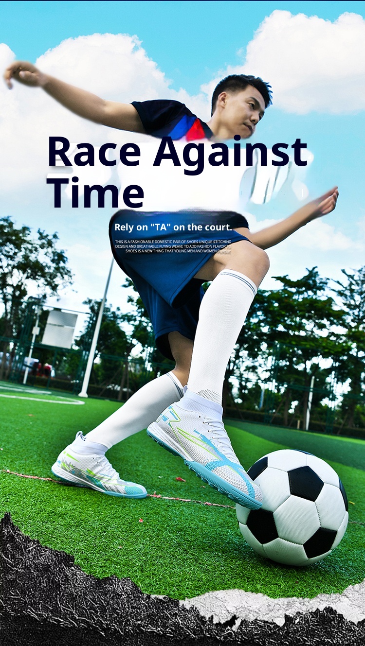 ShoeGlobe 2025 New Men's Boys And TF Cleats Training Elementary School Girls Special AG Long Spikes Soccer Shoes_voghion.com