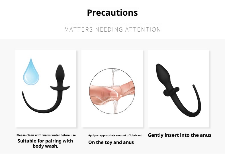 LuvBox Tail Dog Slave Silicone Costume Fox Sexy Anal Plug Adult Sex Products Alternative Toys_voghion.com