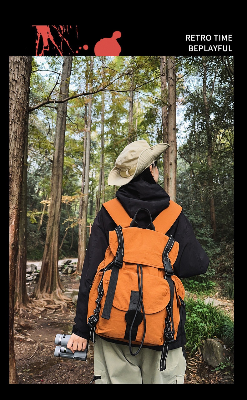 ActiveGo Mountain Style Climbing Outdoor Hiking Backpack Men's New Lightweight Travel Large Capacity Double Shoulder Bag High_voghion.com