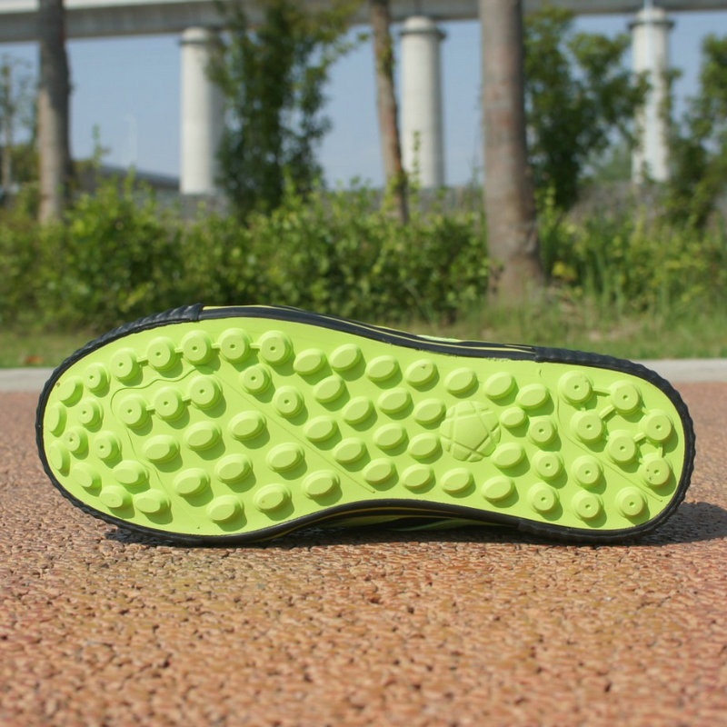 ShoeGlobe Qingdao Double Star Canvas Fußballschuhe für Kinder mit Kunstrasen und magischer Schnalle (neues Modell)_voghion.com