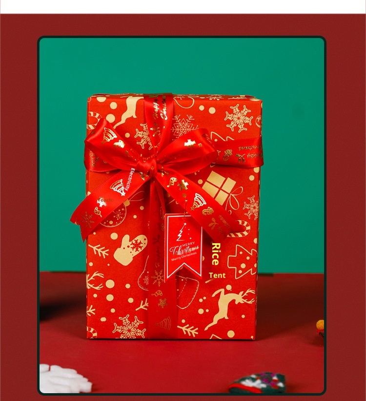 Lillian Wrapping Confezione regalo di Natale all'ingrosso Decorazione Imballaggio esterno Carta Kraft Materiale fatto a mano fai da te X20_voghion.com