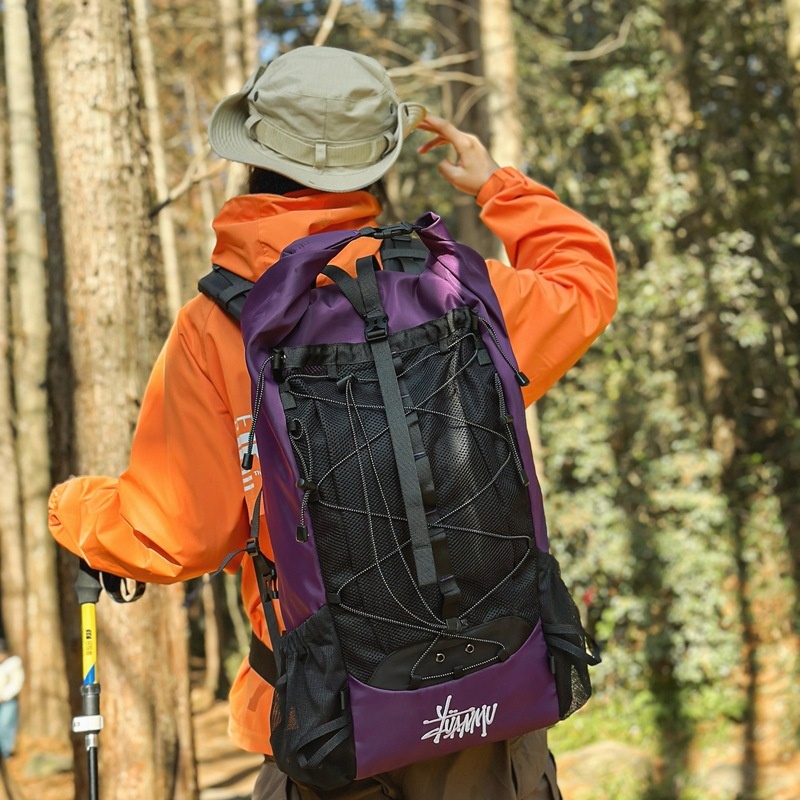ActiveGo Cross-border New Unisex Outdoor Hiking Large Capacity Climbing Camping Trekking Bag Travel Backpack_voghion.com