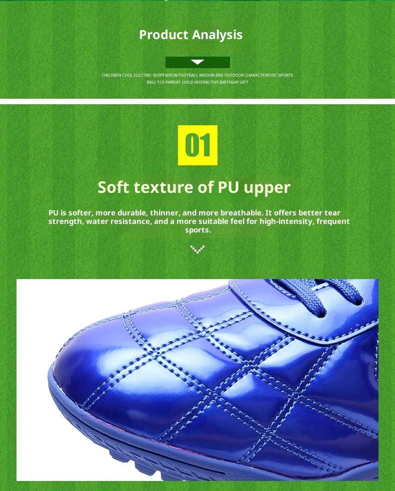 ShoeGlobe Lutai Fußballtrainingsschuhe mit Gummisohle für Jugendliche im Herbst-Design, Rasensportschuhe für Herren, ab Lager im Großhandel_voghion.com