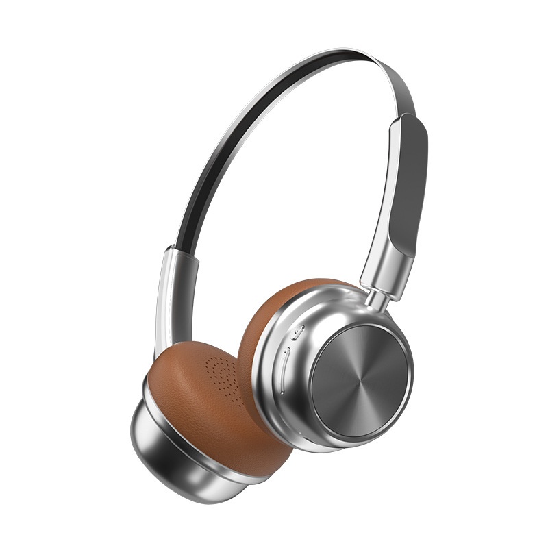 3c New Cross-Border CR-20 Retro Fashion Melard Metal Bluetooth 5.4 Over-Ear Headphones Ultra-Long Battery Life_voghion.com