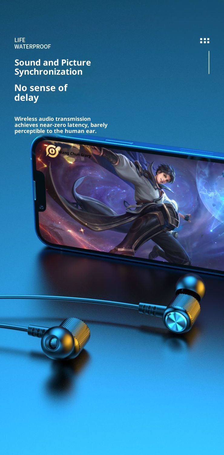 3c all'ingrosso Bluetooth Wireless Sport Neckband Doppio Orecchio In-Ear Collo Appeso Batteria a Lunga Durata Computer Rumore Cancellazione_voghion.com