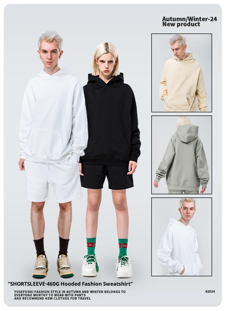 Felpa con cappuccio unisex in puro cotone, stile americano, taglia grande, personalizzata, da uomo, taglia unica, taglia unica_voghion.com