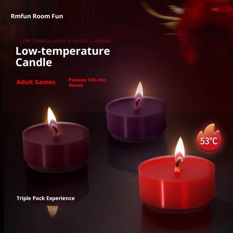 LuvBox Low Temperature Female Wax Drip SM Training Tool Erotic Candle Hotel Romantic Tea Light Alternative Adult Sex Toy_voghion.com