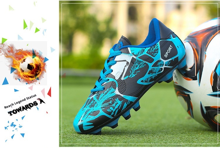 ShoeGlobe Cross-border Adult voor heren en dames, kunstgras antislip noppen trainingsschoenen, basisschoolleerlingen lang_voghion.com