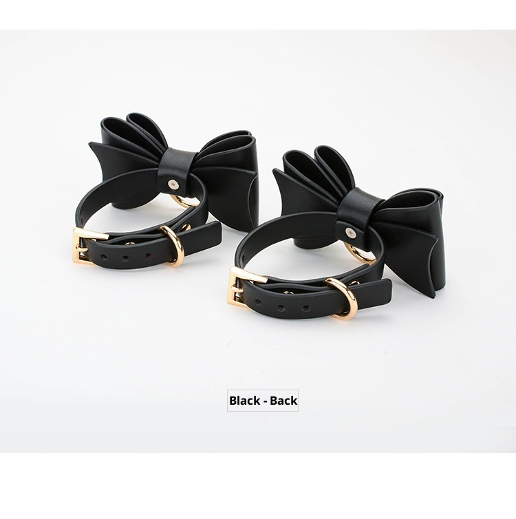 LuvBox LoveRing Leder SM Handschellen Erotische Fußfesseln Flirt-Accessoires Fesseln Handringe für Erwachsene Sexspielzeug für Paare_voghion.com