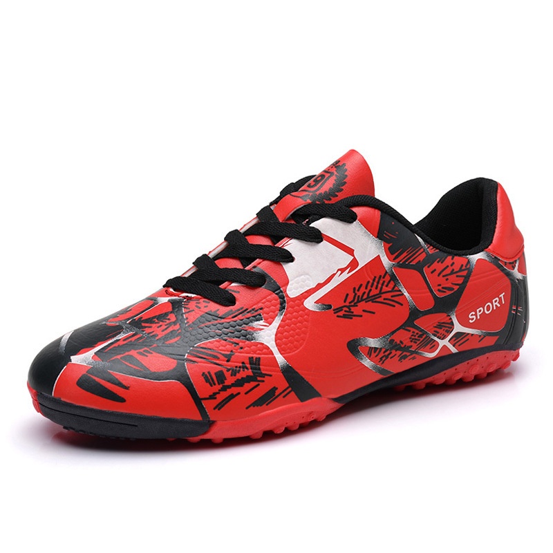 ShoeGlobe Cross-border Adult voor heren en dames, kunstgras antislip noppen trainingsschoenen, basisschoolleerlingen lang_voghion.com