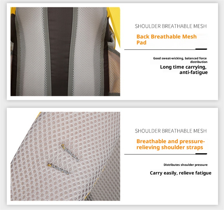 ActiveGo Cross-border New Double Shoulder Large Capacity Travel Leisure Outdoor Business Trip Lightweight Hiking Bag Women's_voghion.com