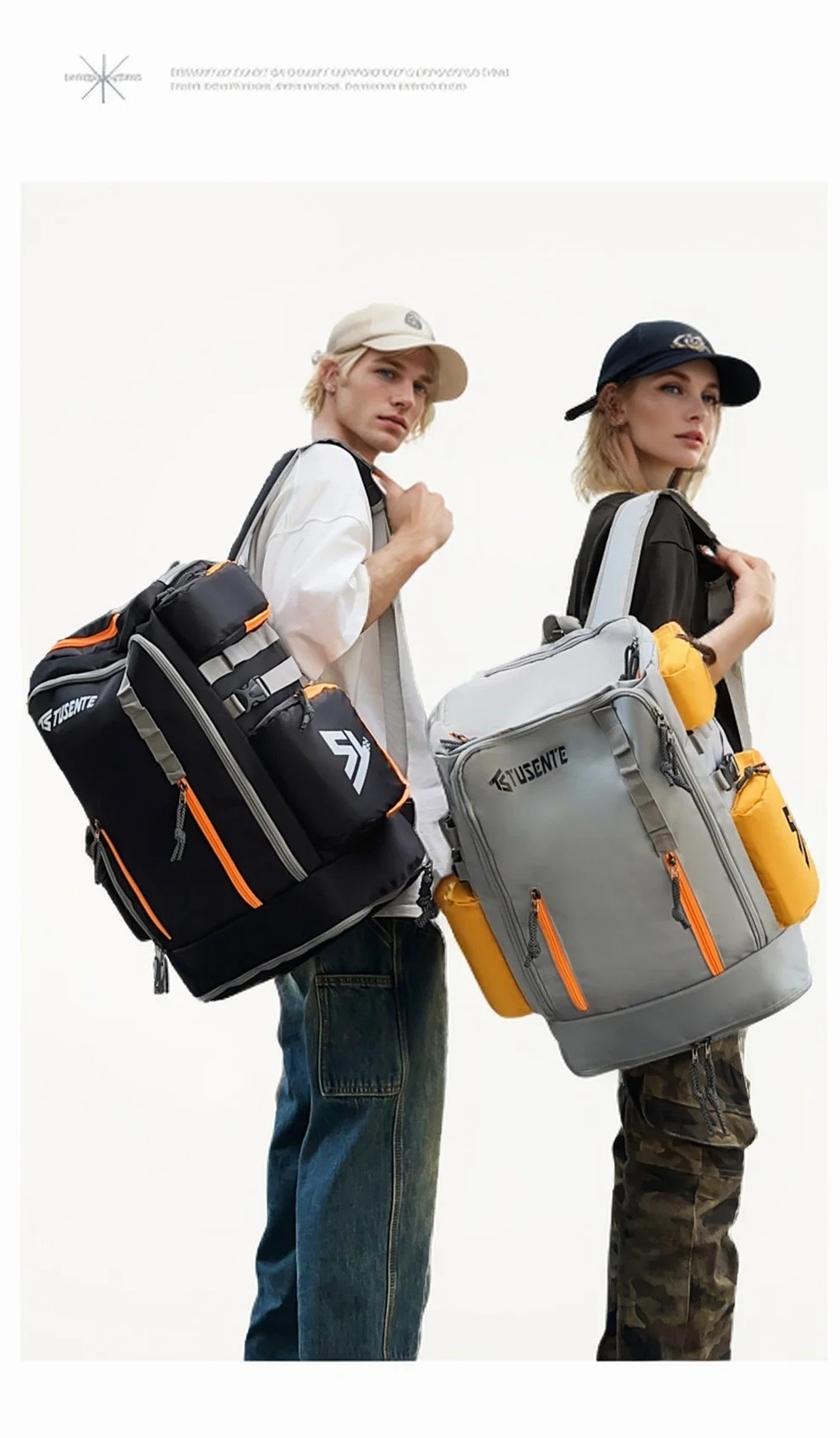 ActiveGo Women's Travel Lightweight Men's Large Capacity 2025 New Fashion Sports Hiking Backpack_voghion.com