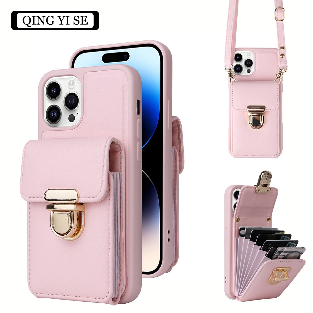 TechGlobe compatibile con 13 Full Coverage Pro Max Crossbody 14 Antiurto Stile giapponese e coreano 12 Slot per schede iPhone 8P_voghion.com