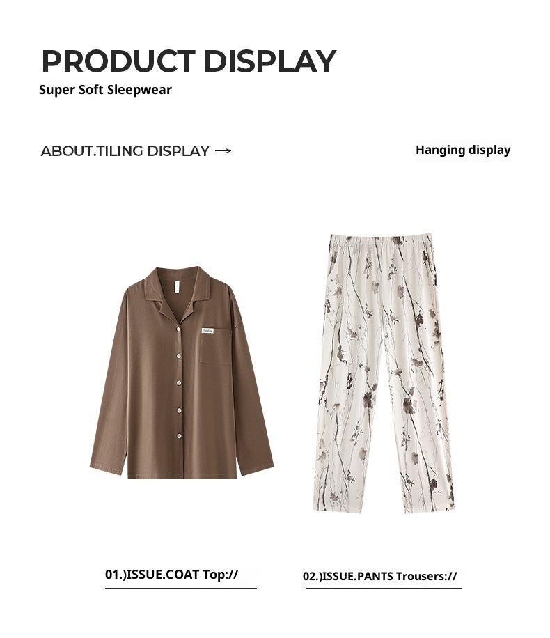 ChicShe 10A Antibacterial Pajamas For Women, Spring And Autumn Long Sleeve 2025 New Style, High-End Feel, Pure Cotton, Plus Size_voghion.com