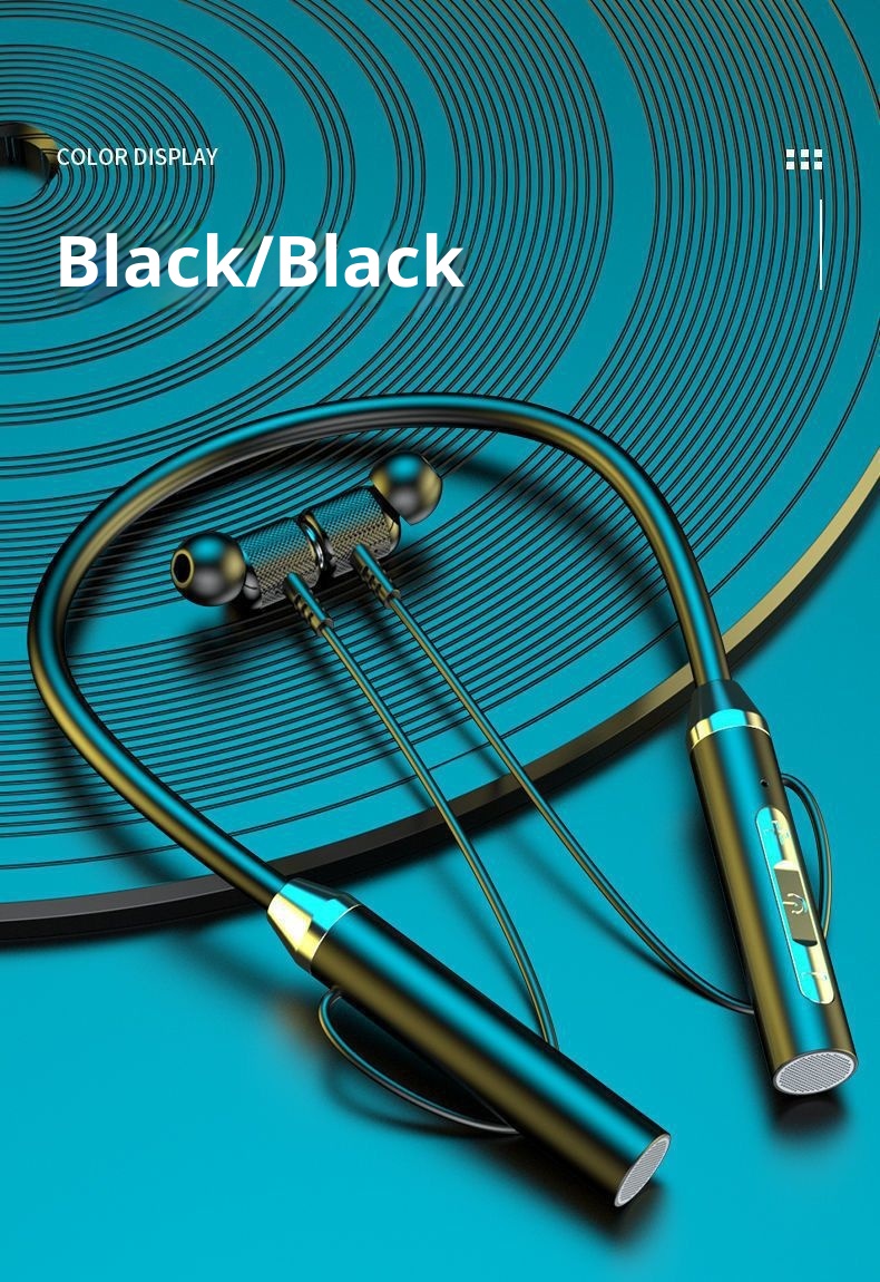 3c all'ingrosso Bluetooth Wireless Sport Neckband Doppio Orecchio In-Ear Collo Appeso Batteria a Lunga Durata Computer Rumore Cancellazione_voghion.com