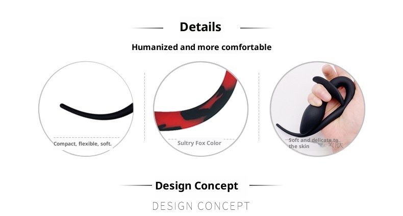 LuvBox Tail Dog Slave Silicone Costume Fox Sexy Anal Plug Adult Sex Products Alternative Toys_voghion.com