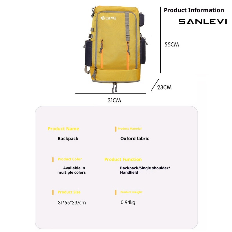 ActiveGo Women's Travel Lightweight Men's Large Capacity 2025 New Fashion Sports Hiking Backpack_voghion.com