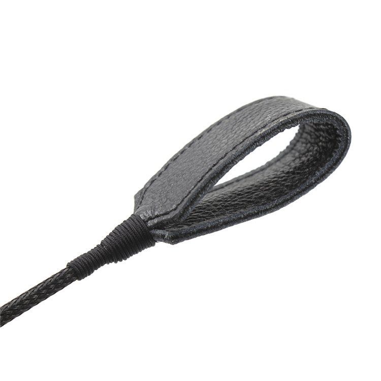 Frusta per cavalli LuvBox con manico lungo in vera pelle, con forte schiaffo sulla testa, estesa SM Supplies SP Props Adult Fun_voghion.com