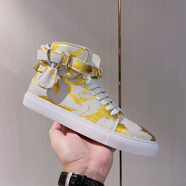 Zees Zees Zees European Style Men's Camouflage Graffiti Couple High-top Korean Trendy Brand Fashion Street Dance Casual Lace-up Lock_voghion.com