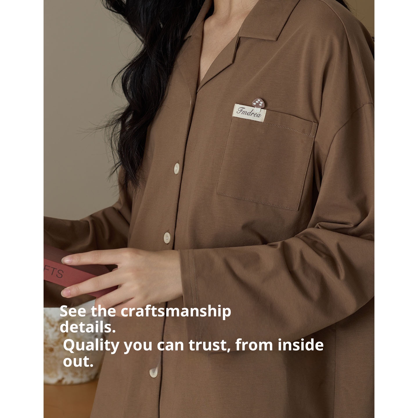 ChicShe 10A Antibacterial Pajamas For Women, Spring And Autumn Long Sleeve 2025 New Style, High-End Feel, Pure Cotton, Plus Size_voghion.com