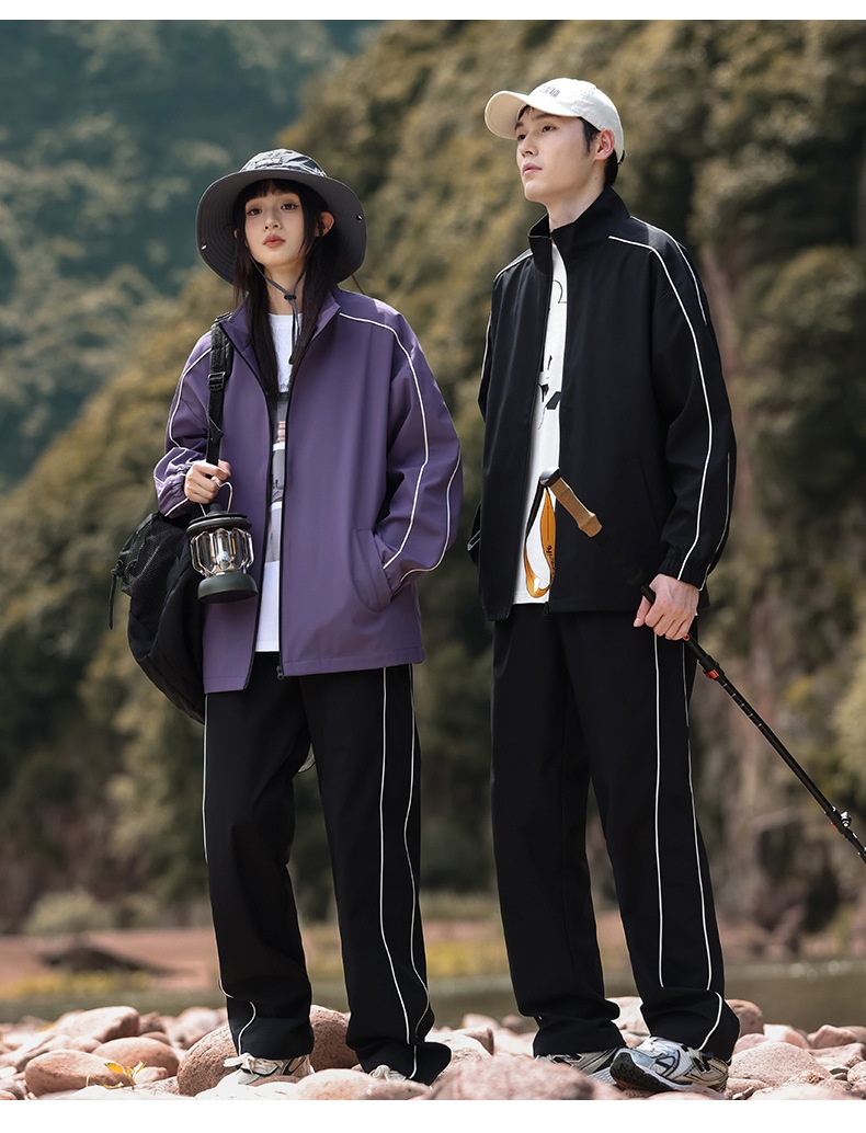 001 Completo casual alla moda, giacca e pantaloni da esterno, due pezzi, per uomo, acquisto di gruppo_voghion.com