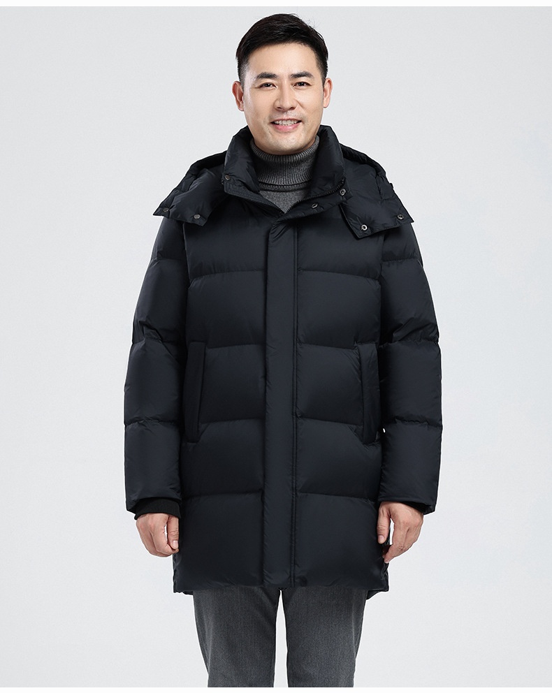 Winterjacke für Jungen 2025, mittellang, dick gefüttert, mit Daunenfüllung, warm, ideal für Väter, kältebeständige Kleidung, Großhandel_voghion.com