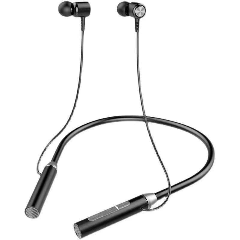 Cuffie auricolari wireless sportive con archetto da collo 3c, auricolari in-ear doppi, da appendere al collo, batteria a lunga durata, standby K21 Bluetooth 5.3_voghion.com