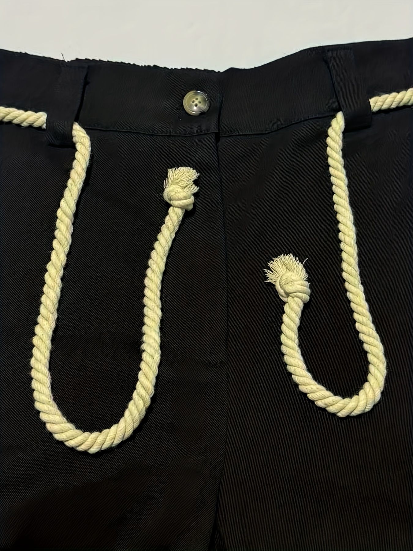 Pantaloni cargo da uomo a vita alta, larghi, dritti, alla moda, casual, di marca europea e americana_voghion.com