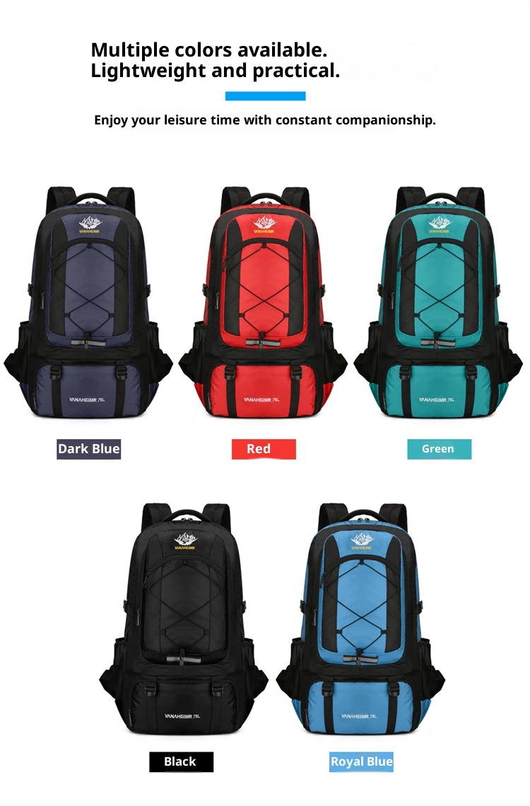 ActiveGo 2025 Winter New Outdoor Hiking Mountaineering Men's Large Capacity Lightweight Backpack Waterproof Wear-Resistant_voghion.com