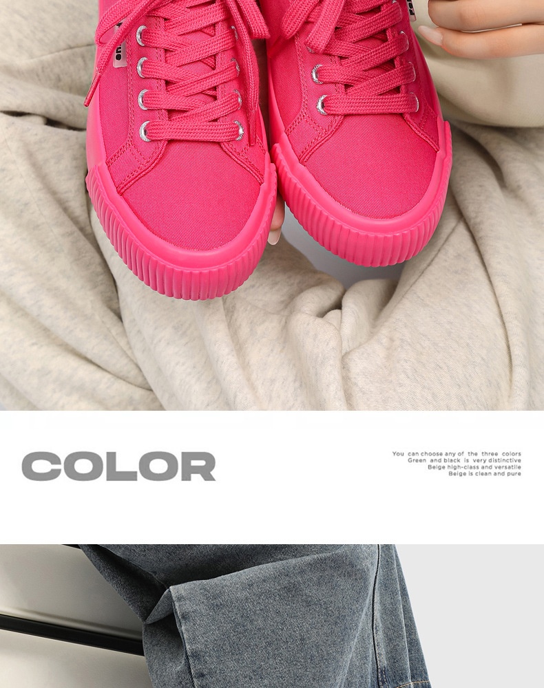 Zees Zees Zees Feiyue Pink Spring New Men's Pure Red Women's Flagship Store Casual Versatile Trendy Canvas Shoes_voghion.com