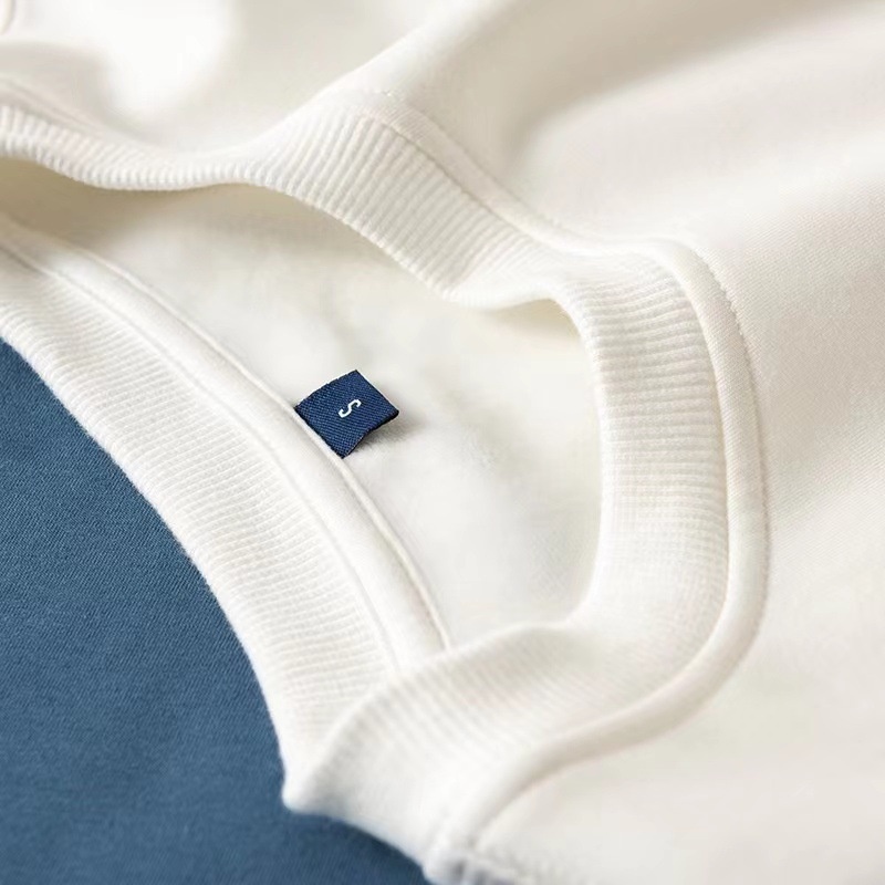 Sweat-shirt d'hiver en polaire épaisse pour homme, couleur unie, chaud, col rond, grandes tailles, coupe ample, impression personnalisée_voghion.com