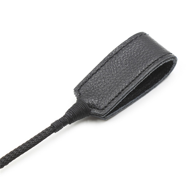 Frusta per cavalli LuvBox con manico lungo in vera pelle, con forte schiaffo sulla testa, estesa SM Supplies SP Props Adult Fun_voghion.com