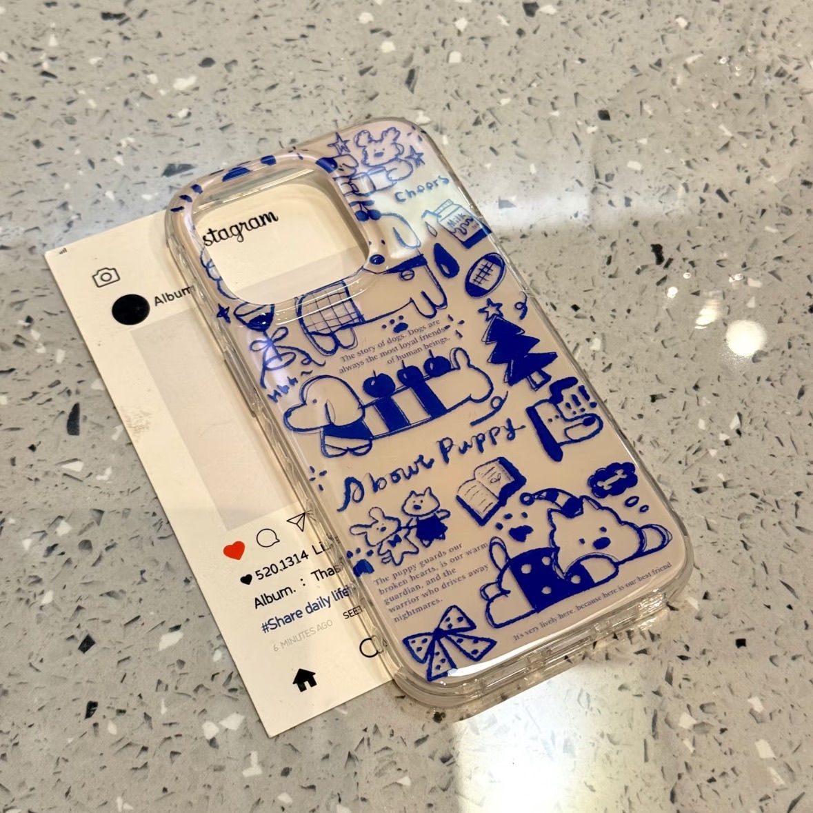 TechGlobe Cartoon Niedliche Katze Dackel Graffiti Hülle für iPhone 16 Pro Max 15 14 Swirl 13_voghion.com