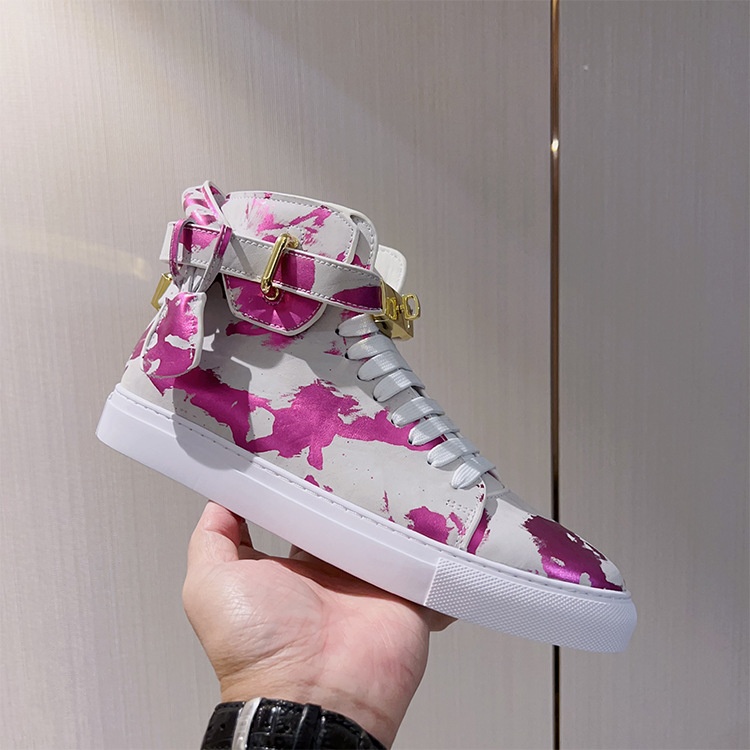 Zees Zees Zees European Style Men's Camouflage Graffiti Couple High-top Korean Trendy Brand Fashion Street Dance Casual Lace-up Lock_voghion.com