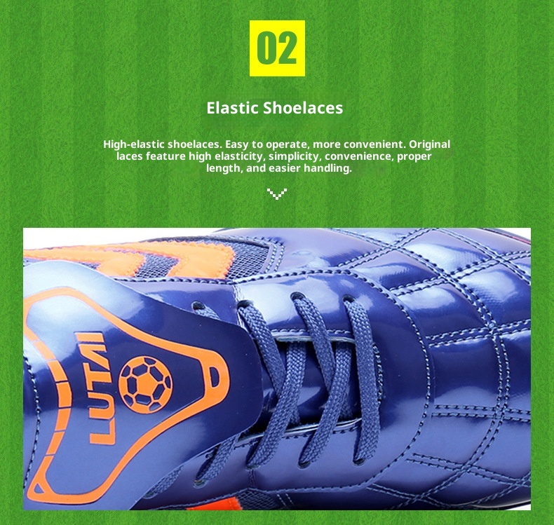 ShoeGlobe Lutai Fußballtrainingsschuhe mit Gummisohle für Jugendliche im Herbst-Design, Rasensportschuhe für Herren, ab Lager im Großhandel_voghion.com