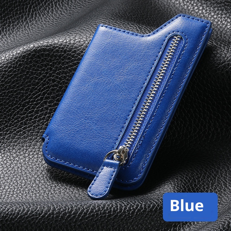 TechGlobe Back Sticker Multi-Functional Creative Insert Stand Holder Card Zipper Phone Case DIY Free Matching_voghion.com