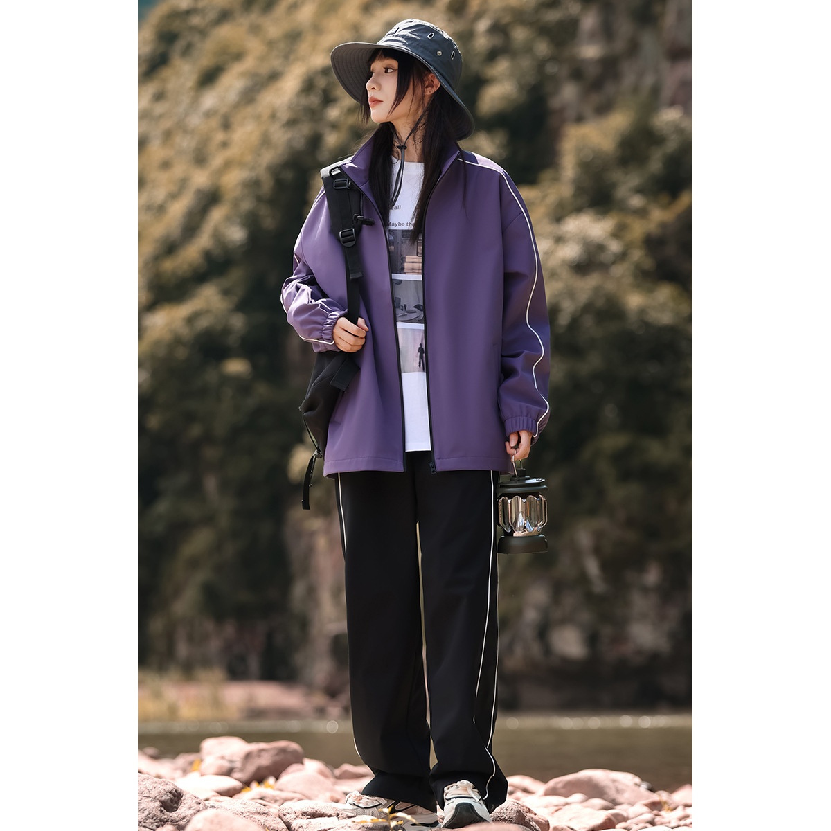 001 Completo casual alla moda, giacca e pantaloni da esterno, due pezzi, per uomo, acquisto di gruppo_voghion.com