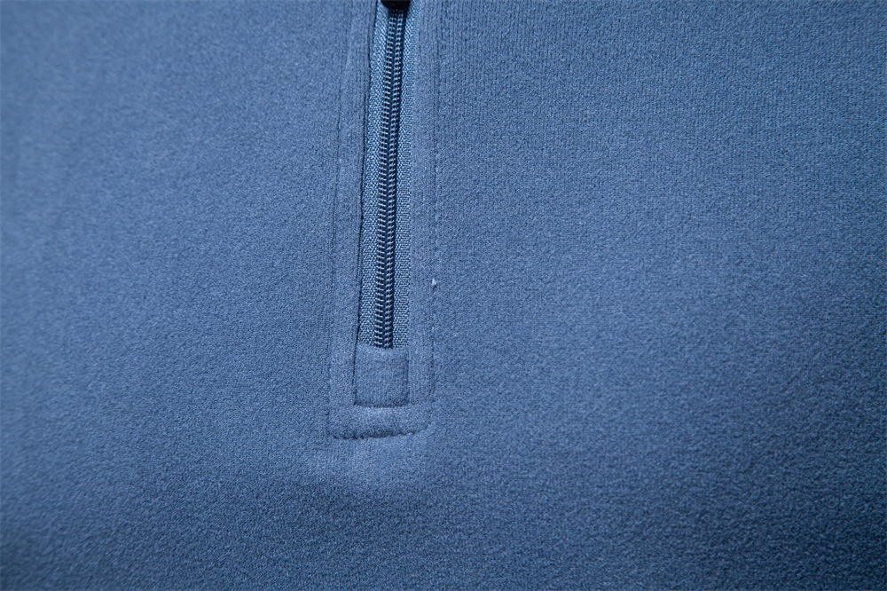 Jungen Warm Base Layer Sweatshirt mit Reißverschluss, Stehkragen, Langarm, Neu 2025, Herren Europäische Größe, Herbst/Winter Derong_voghion.com