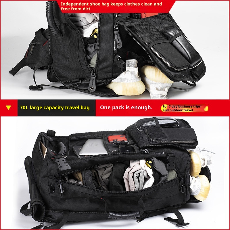 ActiveGo Multifunktionaler Rucksack mit extra großem Fassungsvermögen für Fitness, Outdoor-Aktivitäten, Reisen, Wandern, Radfahren und mehr._voghion.com