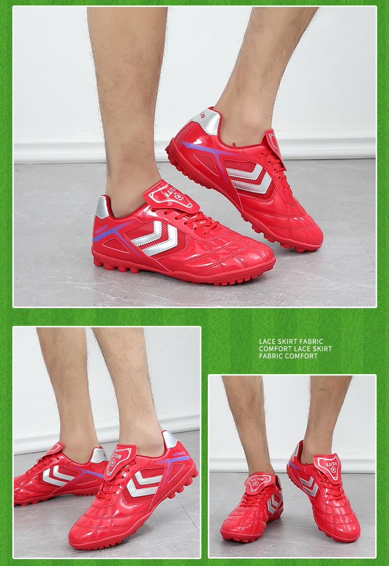 ShoeGlobe Lutai Fußballtrainingsschuhe mit Gummisohle für Jugendliche im Herbst-Design, Rasensportschuhe für Herren, ab Lager im Großhandel_voghion.com