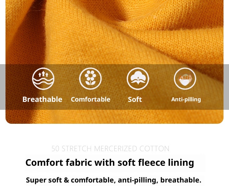 Erkek Çocuk İlkbahar ve Sonbahar Tek Renk Yuvarlak Yaka Havlu Unisex İş Kıyafeti Sınıf Üniforması Uzun Kollu Kazak Sweatshirt_voghion.com