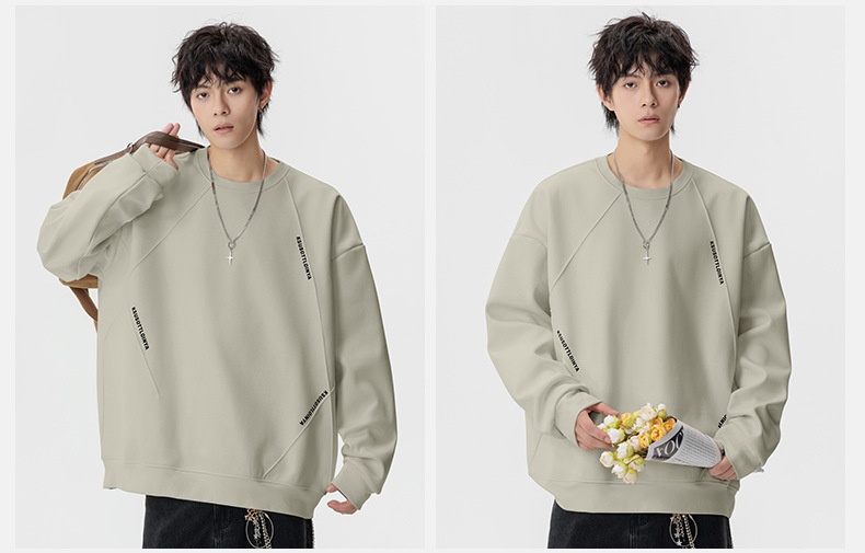 boy ACU Men's Clothing|Heavyweight American Style Crew Neck Autumn Winter Sweatshirt For Men, Structured Patchwork Pullover_voghion.com