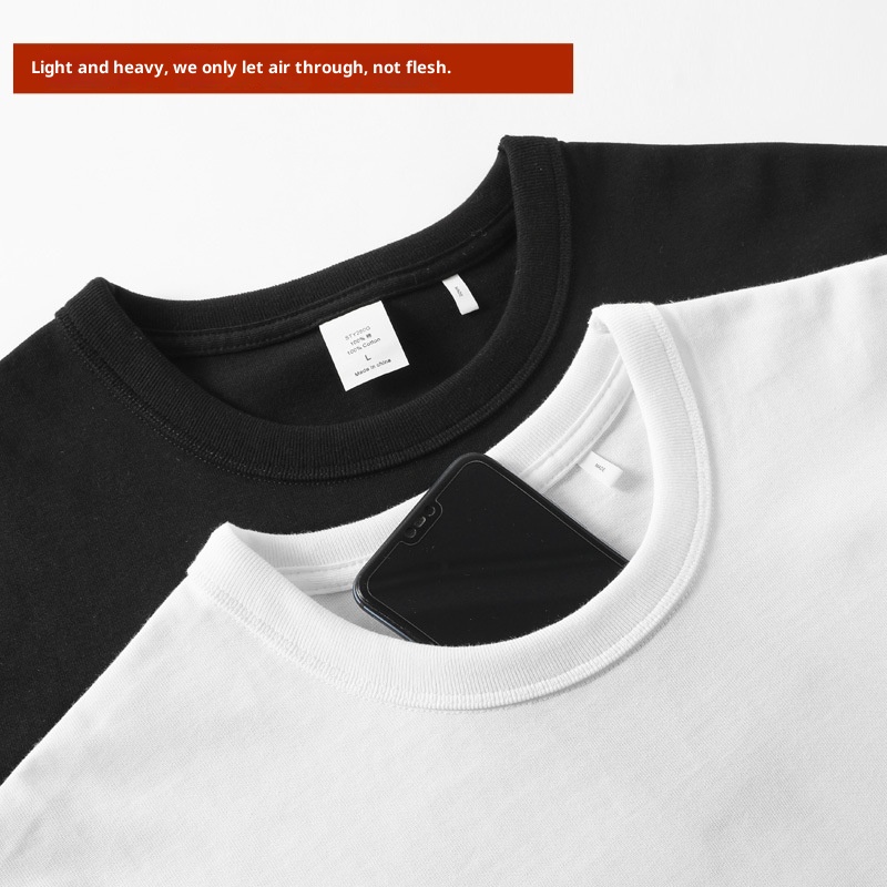 Sweat-shirt unisexe en pur coton 280g pour homme, imprimé trois livres, col rond, manches longues._voghion.com