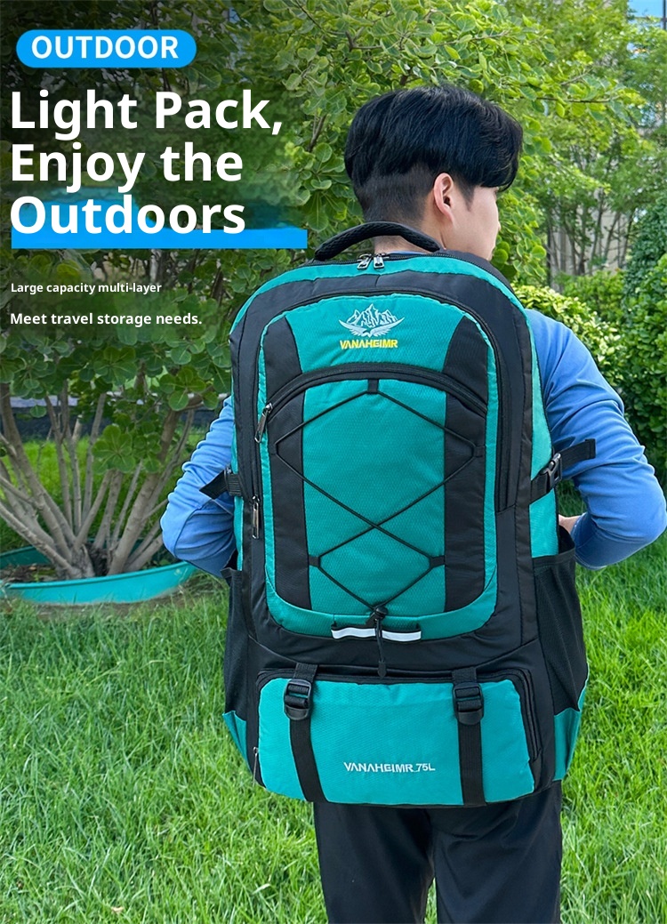 ActiveGo 2025 Winter New Outdoor Hiking Mountaineering Men's Large Capacity Lightweight Backpack Waterproof Wear-Resistant_voghion.com