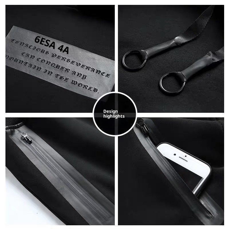 001 2024 Herbst/Winter Stilvolles Hoodie-Sweatshirt Dreiteiler-Set Trendige Fleece-Kleidung Sportanzug Herrenmode_voghion.com