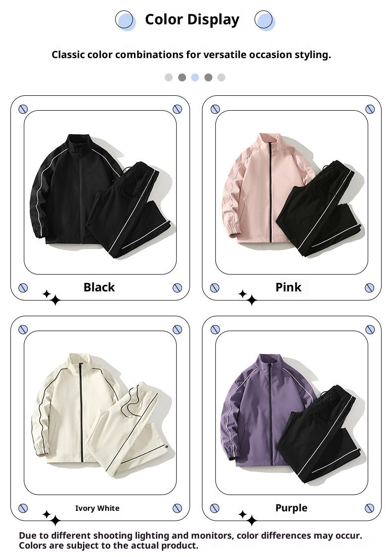 001 Completo casual alla moda, giacca e pantaloni da esterno, due pezzi, per uomo, acquisto di gruppo_voghion.com