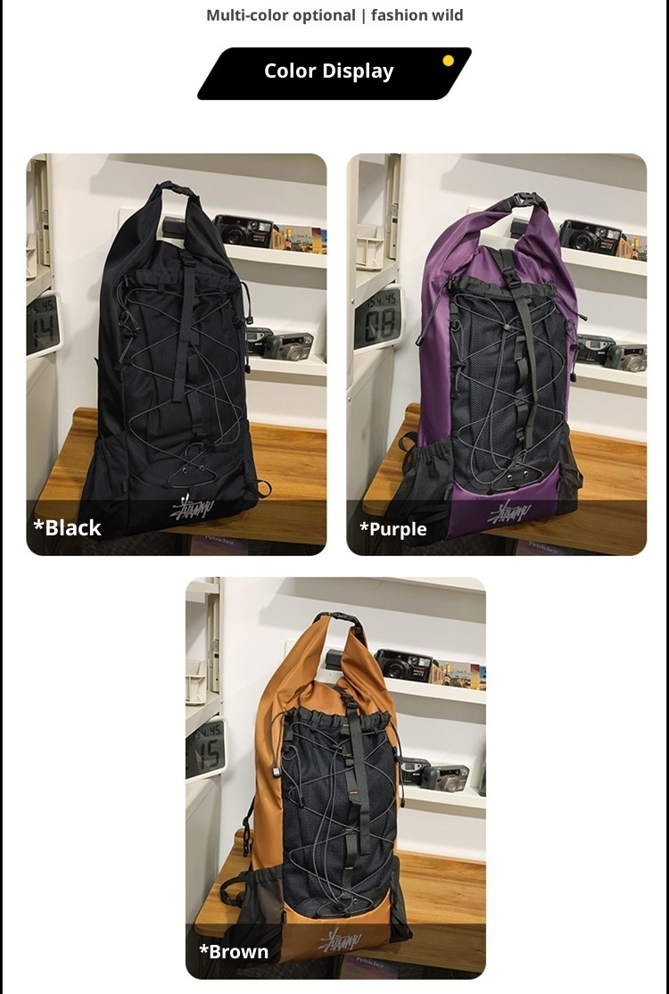 ActiveGo Cross-border New Unisex Outdoor Hiking Large Capacity Climbing Camping Trekking Bag Travel Backpack_voghion.com